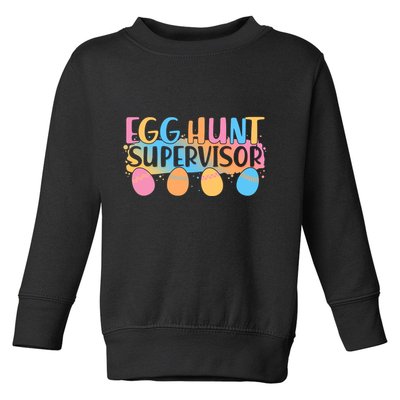 Easter Egg Hunt Supervisor Toddler Sweatshirt