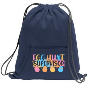 Easter Egg Hunt Supervisor Sweatshirt Cinch Pack Bag