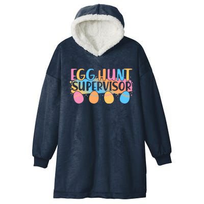 Easter Egg Hunt Supervisor Hooded Wearable Blanket