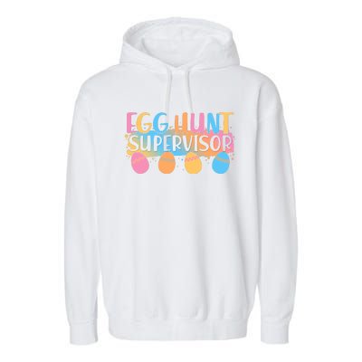 Easter Egg Hunt Supervisor Garment-Dyed Fleece Hoodie