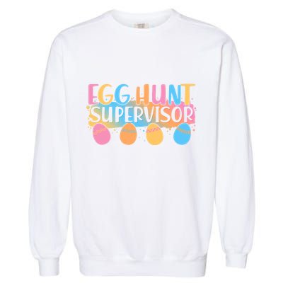 Easter Egg Hunt Supervisor Garment-Dyed Sweatshirt