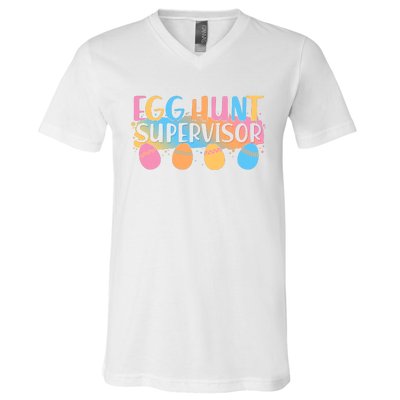 Easter Egg Hunt Supervisor V-Neck T-Shirt