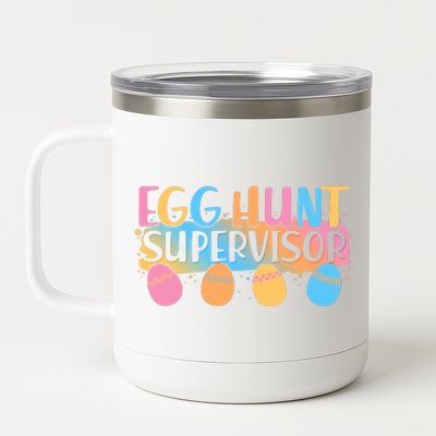 Easter Egg Hunt Supervisor 12 oz Stainless Steel Tumbler Cup