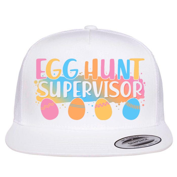 Easter Egg Hunt Supervisor Flat Bill Trucker Hat