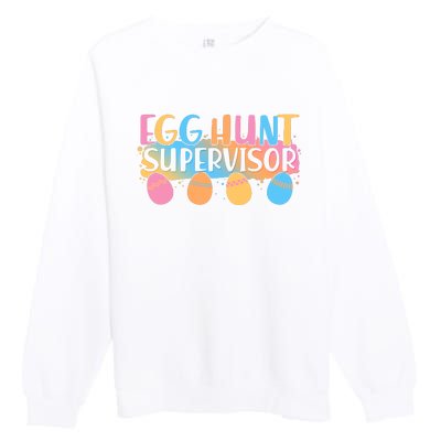 Easter Egg Hunt Supervisor Premium Crewneck Sweatshirt