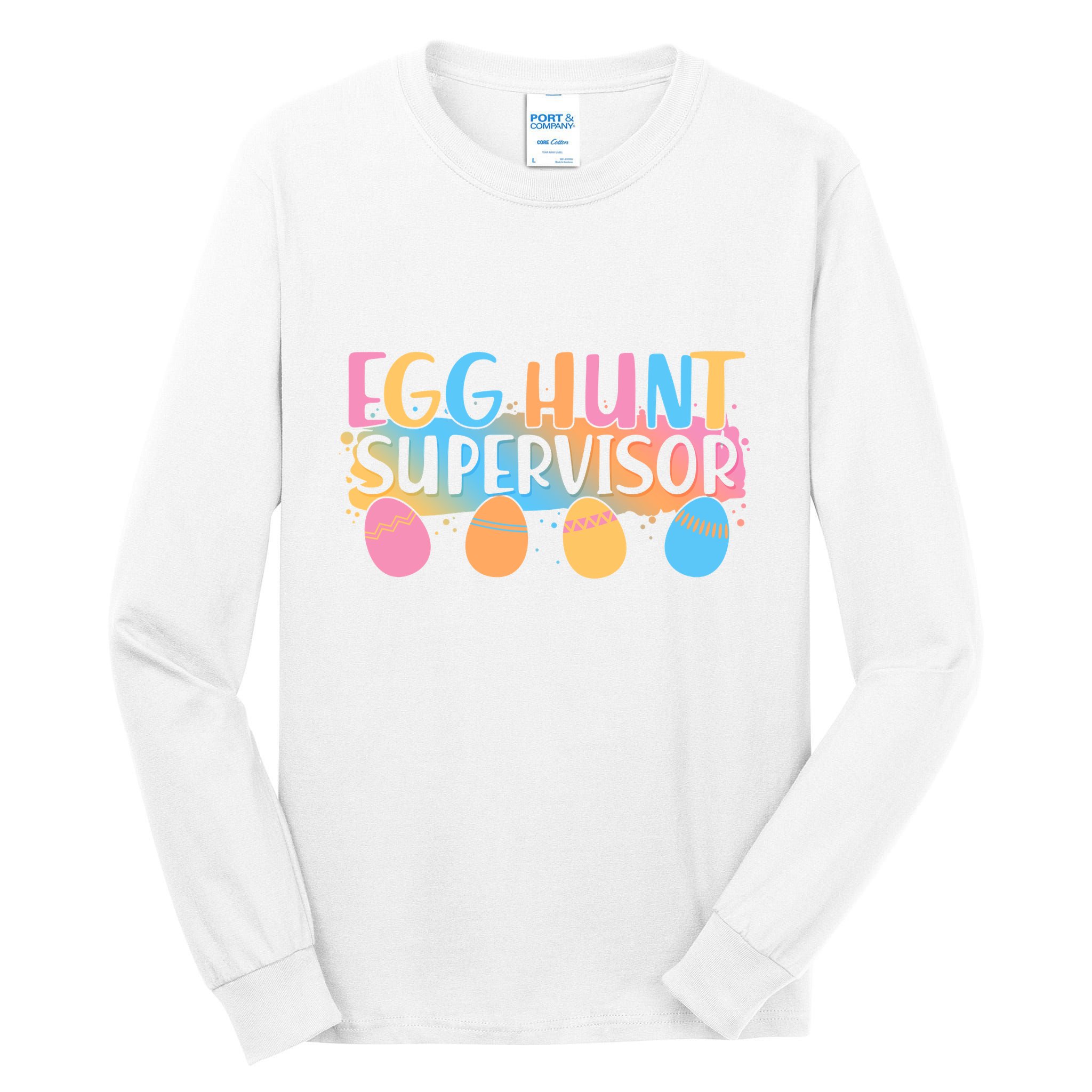 Easter Egg Hunt Supervisor Tall Long Sleeve T-Shirt