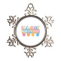 Easter Egg Hunt Supervisor Metallic Star Ornament