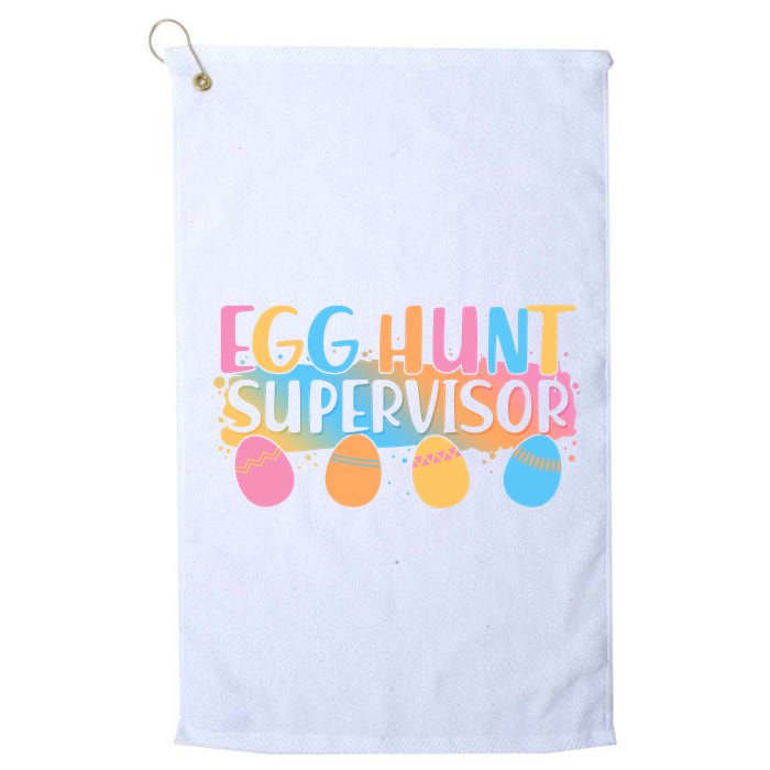 Easter Egg Hunt Supervisor Golf Towel