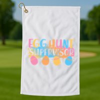 Easter Egg Hunt Supervisor Golf Towel