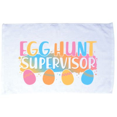 Easter Egg Hunt Supervisor Microfiber Hand Towel