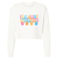 Easter Egg Hunt Supervisor Cropped Pullover Crew