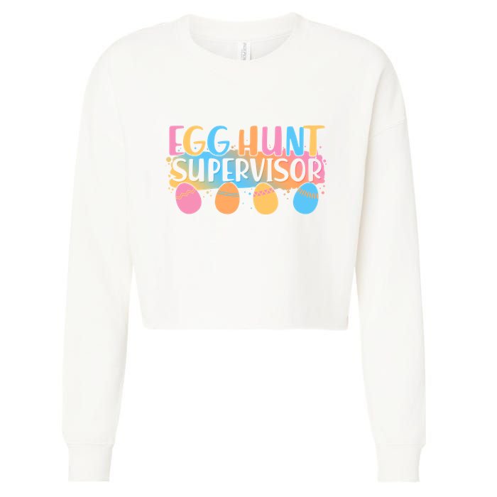 Easter Egg Hunt Supervisor Cropped Pullover Crew