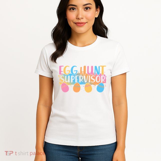 Easter Egg Hunt Supervisor Womens T-Shirt