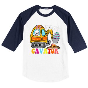 Easter Egg Hunting For Funny EggsCavator Baseball Sleeve Shirt