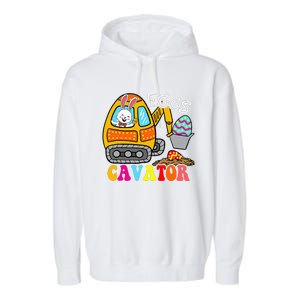 Easter Egg Hunting For Funny EggsCavator Garment-Dyed Fleece Hoodie