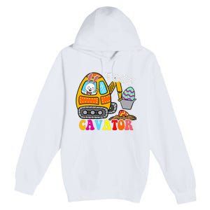 Easter Egg Hunting For Funny EggsCavator Premium Pullover Hoodie