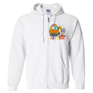 Easter Egg Hunting For Funny EggsCavator Full Zip Hoodie