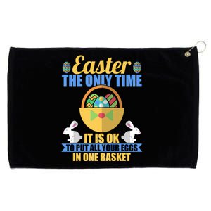 Easter Egg Happy Easter Holy Week Resurrection Sunday Cool Gift Grommeted Golf Towel