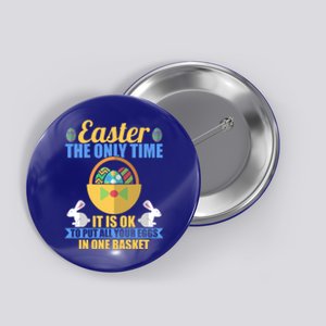 Easter Egg Happy Easter Holy Week Resurrection Sunday Cool Gift Button