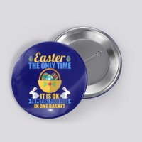 Easter Egg Happy Easter Holy Week Resurrection Sunday Cool Gift Button