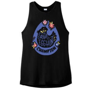 Easter Egg Hunt Champion Ladies PosiCharge Tri-Blend Wicking Tank