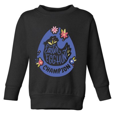 Easter Egg Hunt Champion Toddler Sweatshirt