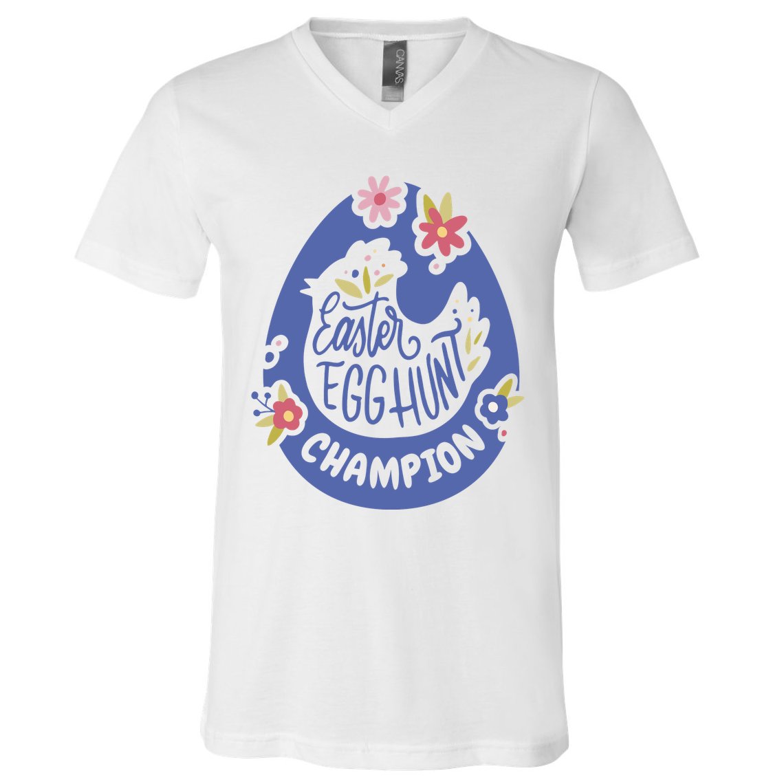 Easter Egg Hunt Champion V-Neck T-Shirt