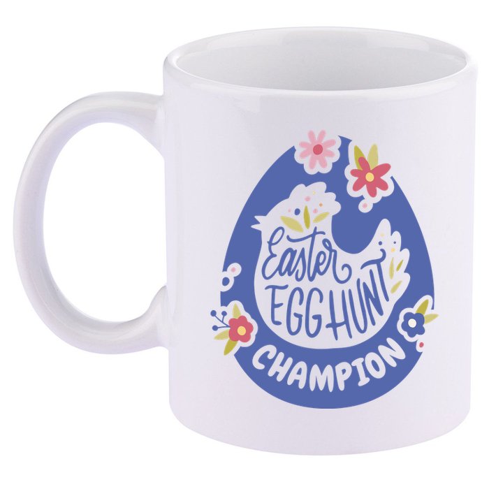 Easter Egg Hunt Champion 11oz C Handle Ceramic Mug