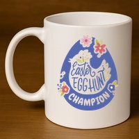 Easter Egg Hunt Champion 11oz C Handle Ceramic Mug