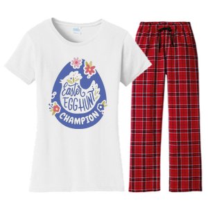 Easter Egg Hunt Champion Women's Flannel Pajama Set