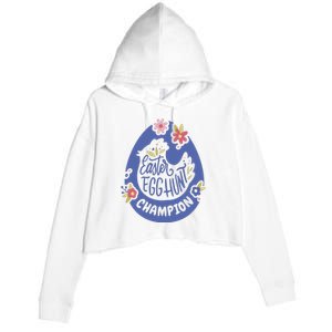 Easter Egg Hunt Champion Crop Fleece Hoodie