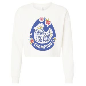 Easter Egg Hunt Champion Cropped Pullover Crew