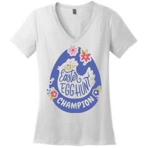 Easter Egg Hunt Champion Women's V-Neck T-Shirt