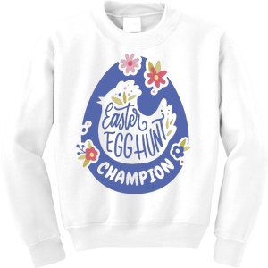 Easter Egg Hunt Champion Kids Sweatshirt