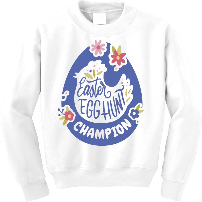 Easter Egg Hunt Champion Kids Sweatshirt