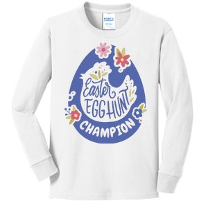 Easter Egg Hunt Champion Kids Long Sleeve Shirt