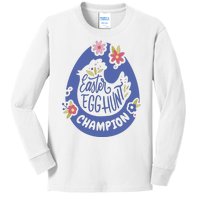 Easter Egg Hunt Champion Kids Long Sleeve Shirt