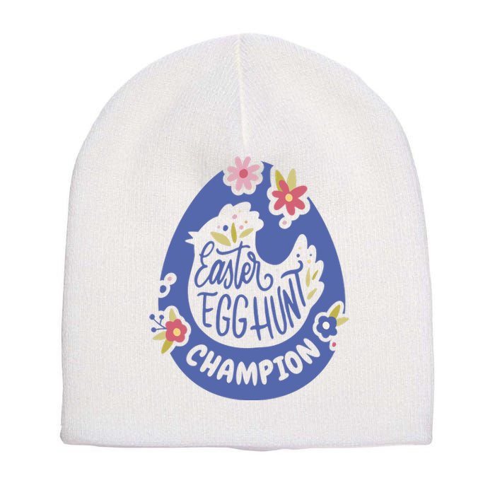 Easter Egg Hunt Champion Short Acrylic Beanie