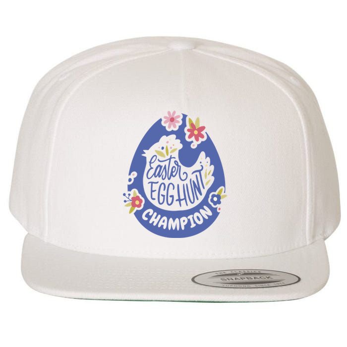 Easter Egg Hunt Champion Wool Snapback Cap