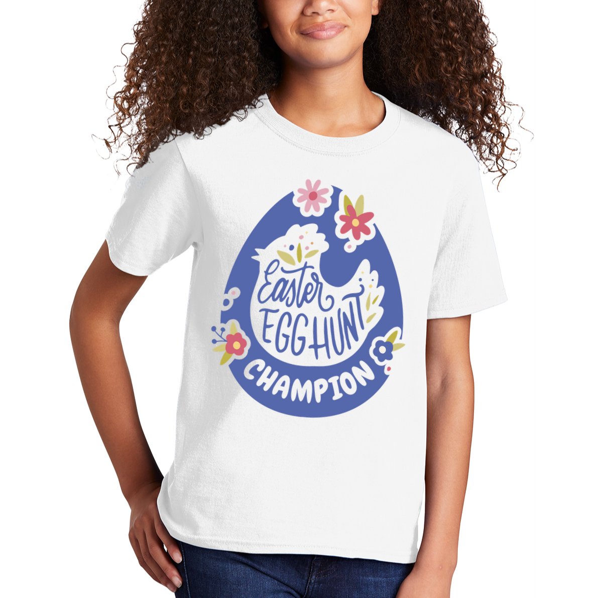 Easter Egg Hunt Champion Kids T-Shirt