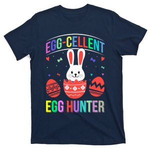 Eggcellent Egg Hunt Easter Bunny Funny T-Shirt