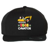 Easter Egg Hunt Funny Eggs Cavator Wool Snapback Cap