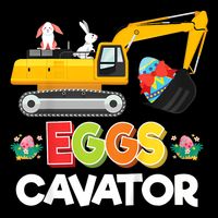 Easter Egg Hunt Funny Eggs Cavator Wool Snapback Cap
