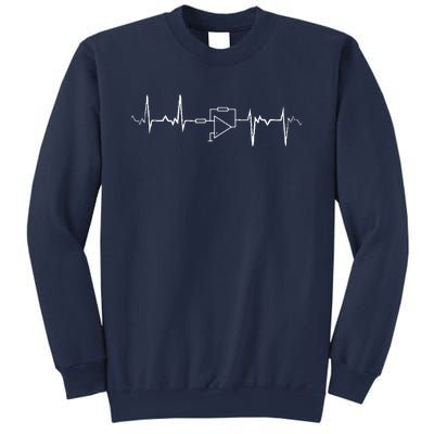 Electrical Engineering Heartbeat ECG Signal Inverter Sweatshirt