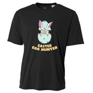 Easter Egg Hunter Gnome Ear Bunny Easter Day Gift Cooling Performance Crew T-Shirt