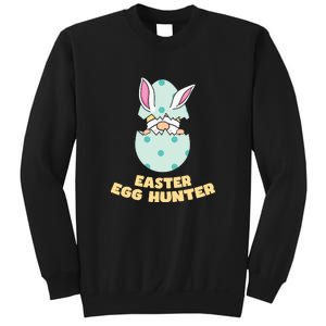 Easter Egg Hunter Gnome Ear Bunny Easter Day Gift Sweatshirt