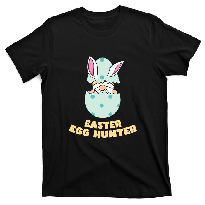 Easter Egg Hunter Gnome Ear Bunny Easter Day Gift T-Shirt