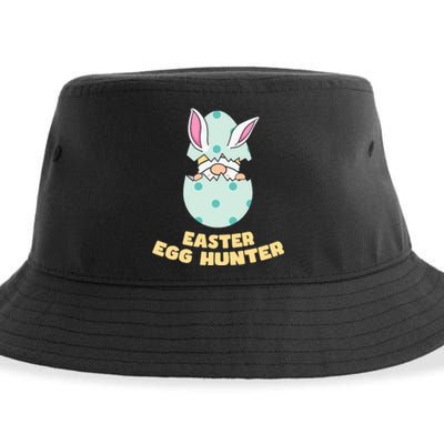 Easter Egg Hunter Gnome Ear Bunny Easter Day Gift Sustainable Bucket Hat