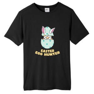 Easter Egg Hunter Gnome Ear Bunny Easter Day Gift Tall Fusion ChromaSoft Performance T-Shirt