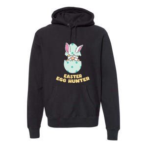 Easter Egg Hunter Gnome Ear Bunny Easter Day Gift Premium Hoodie